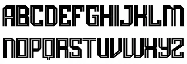 ASTROBAT Regular फ़ॉन्ट लोअरकेस