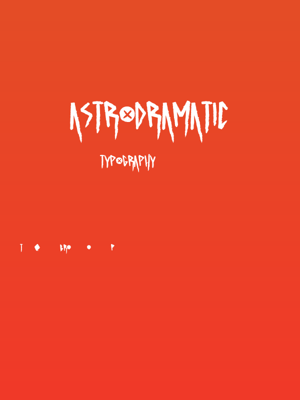 ASTRODRAMATIC Poster