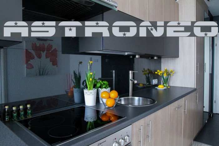 ASTRONEO Font examples