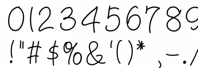 ASimpleLife Font OTHER CHARS