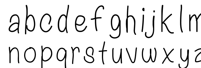 ASimpleLife Font LOWERCASE