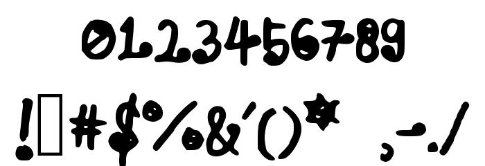 ASwirlVelvet Font OTHER CHARS