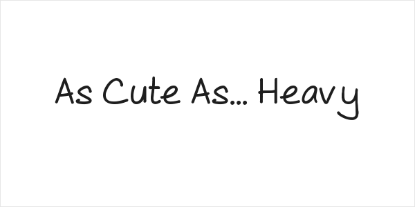 As Cute As... Heavy Logo