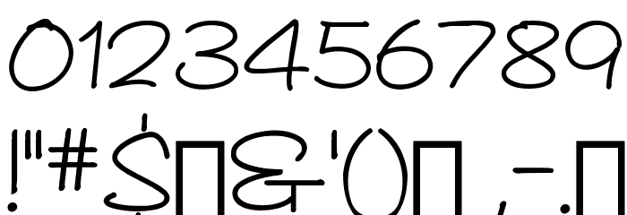 As Cute As... Semibold Font OTHER CHARS