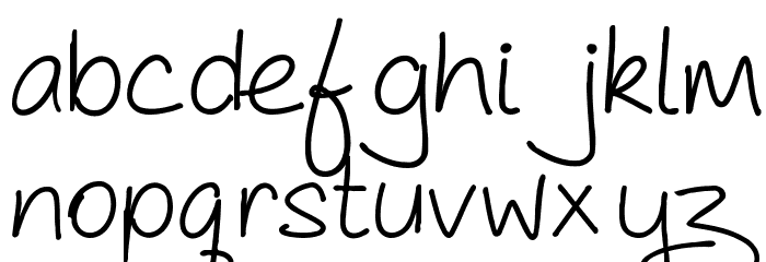 As Cute As... Semibold Font LOWERCASE