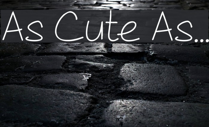 As Cute As... Example 3