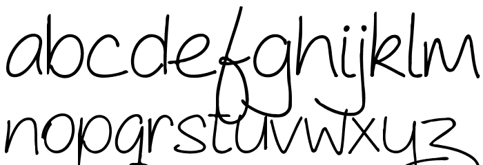 As Cute As... Font LOWERCASE