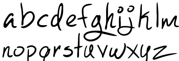 As You Wish Font LOWERCASE