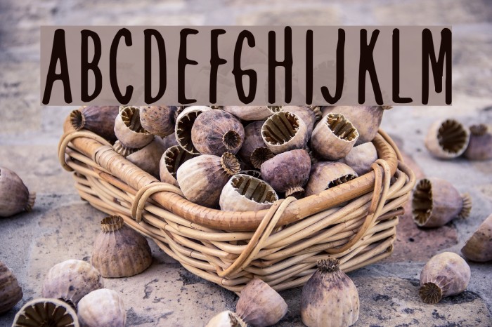 As soon as possible Font examples