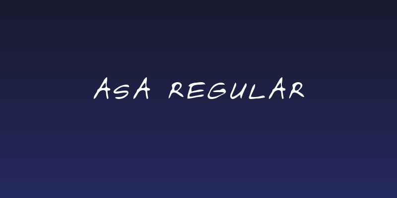 Asa Regular Social Header