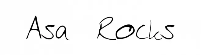 Asa Rocks  Frei Schriftart Herunterladen