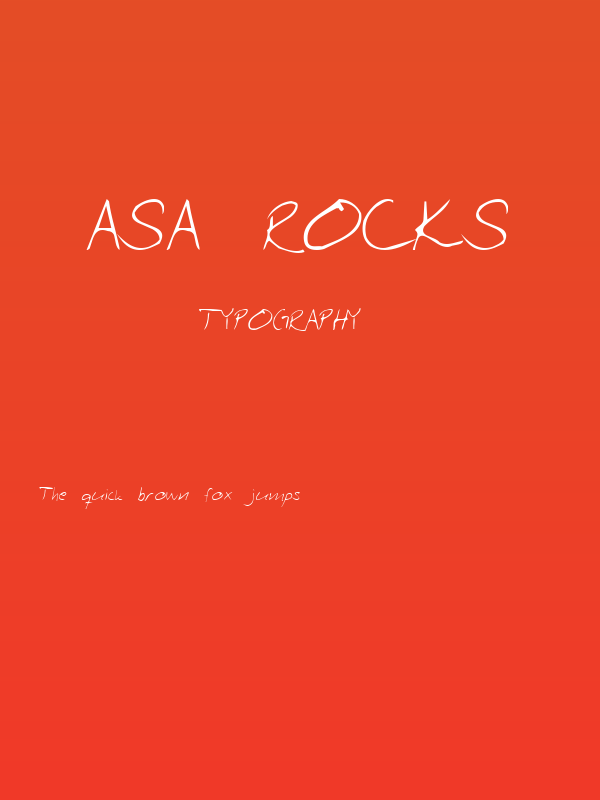 Asa Rocks Poster