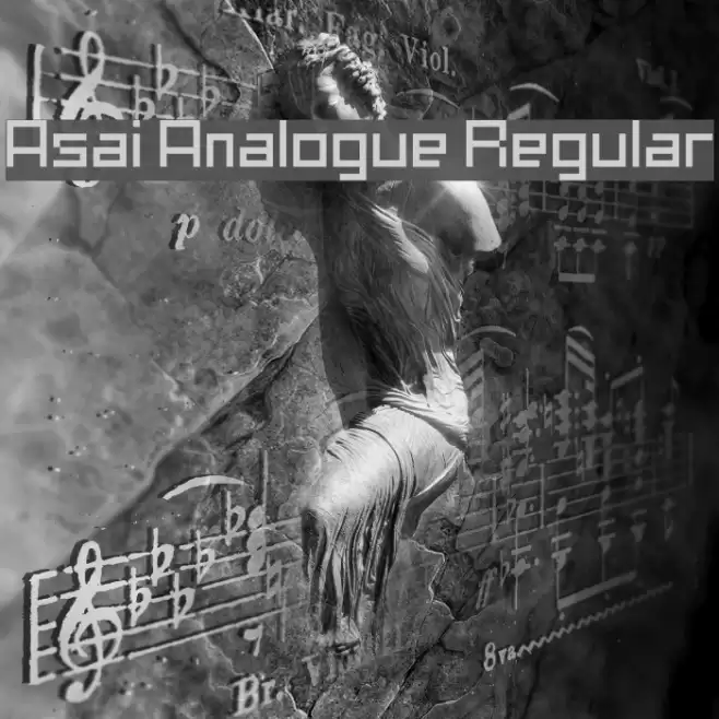 Asai Analogue Regular Font examples
