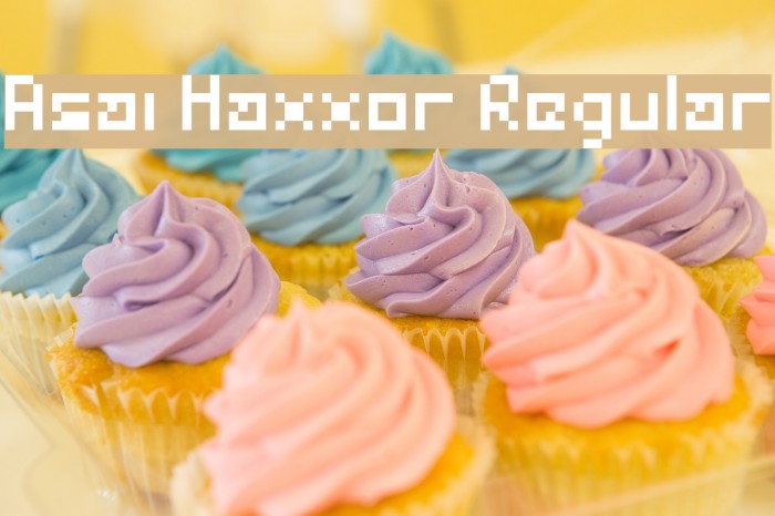 Asai Haxxor Regular Font examples