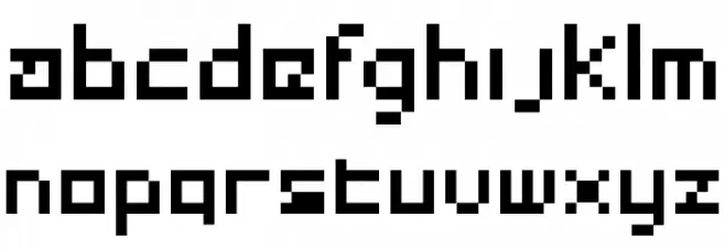 Asai Haxxor Regular 字体 小写