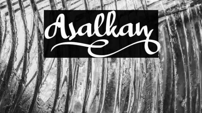 Asalkan_ Font examples