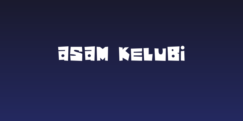 Asam Kelubi Social Header