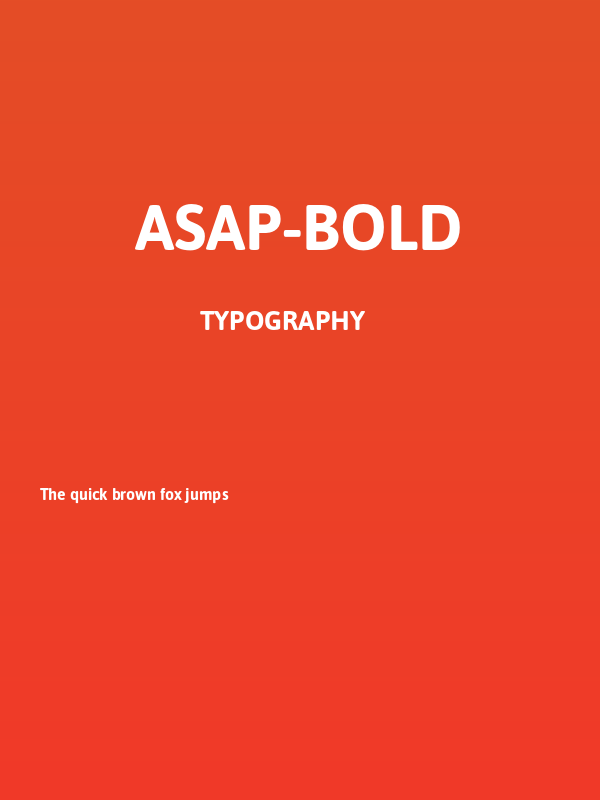 Asap-Bold Poster