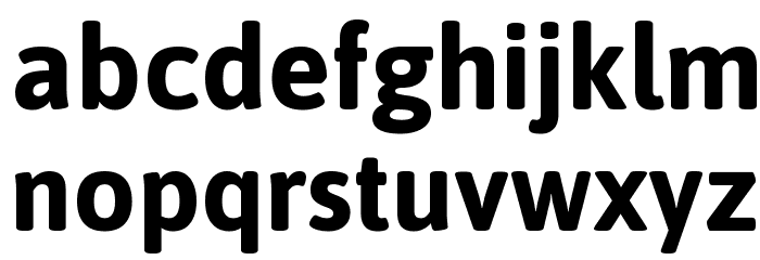 Asap Bold Font LOWERCASE