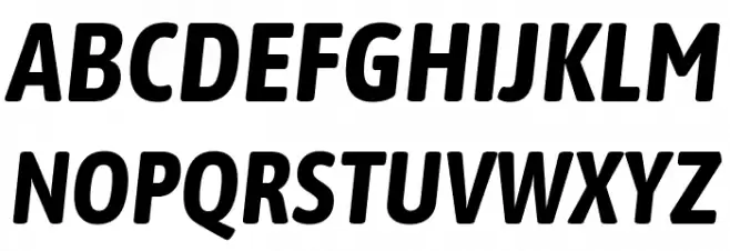 Asap Condensed Bold Italic خط أحرف كبيرة