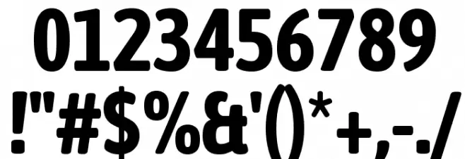 Asap Condensed Bold Fonte OUTROS PERSONAGENS