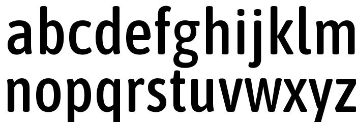 Asap Condensed Medium Font LOWERCASE