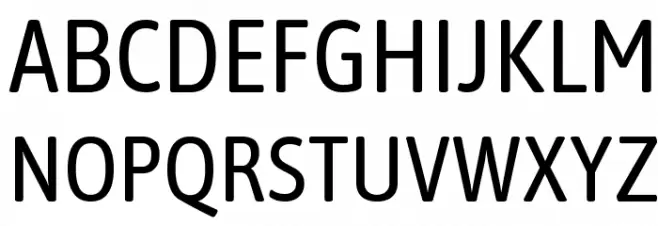 Asap Condensed Regular Font Litere mari