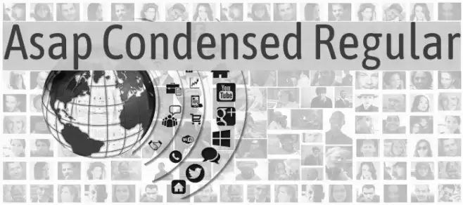 Asap Condensed Regular Font examples