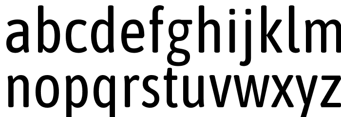 Asap Condensed VF Beta Regular Font LOWERCASE
