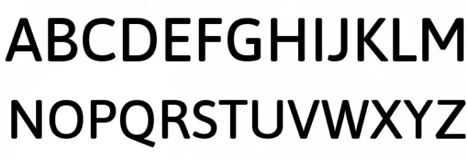 Asap Medium Schriftart Groß