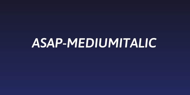 Asap-MediumItalic Social Header