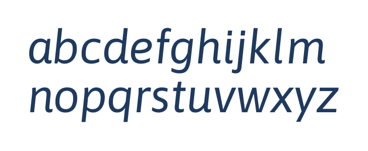 Asap Sharp Italic Lowercase