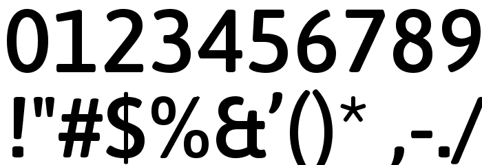 Asap Symbol Font OTHER CHARS