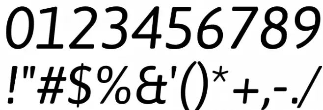 Asap VF Beta Italic Font OTHER CHARS