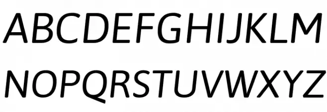 Asap VF Beta Italic Fonte MAIÚSCULAS