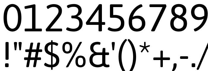 Asap VF Beta Regular Font OTHER CHARS