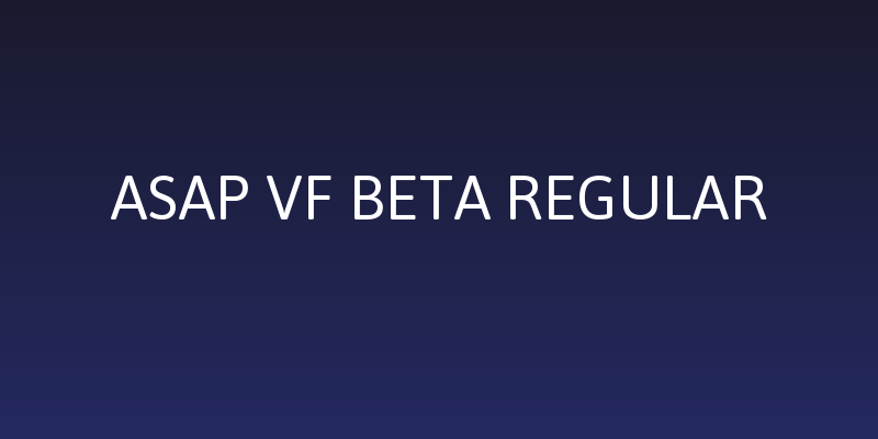Asap VF Beta Regular Social Header