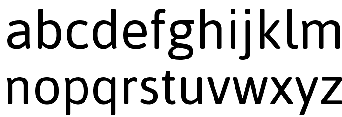 Asap Font LOWERCASE