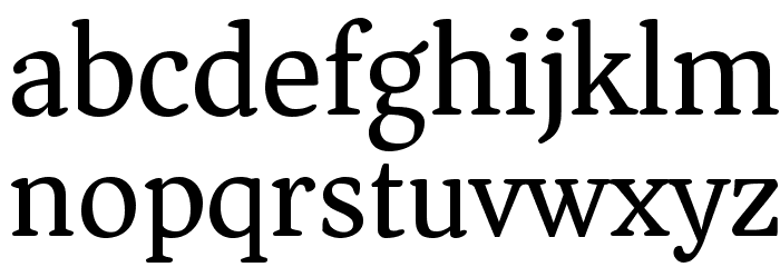 Asar Regular Font LOWERCASE