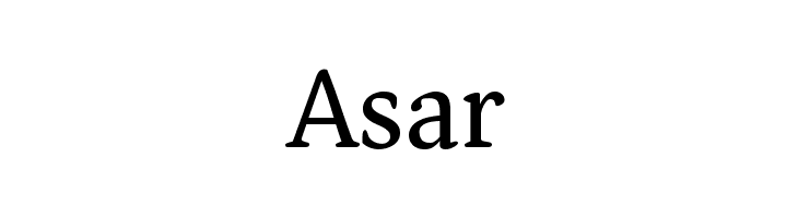 Asar Fonte