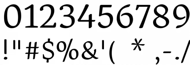 Asar Font OTHER CHARS