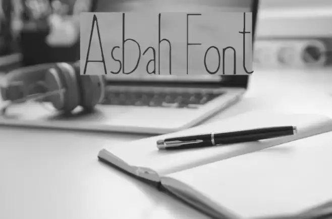 Asbah Font examples