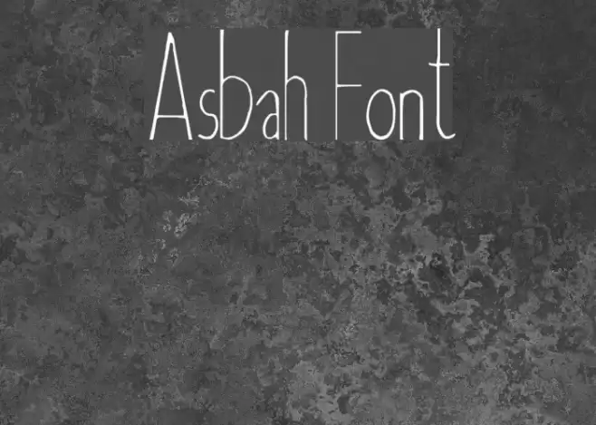 Asbah Font examples