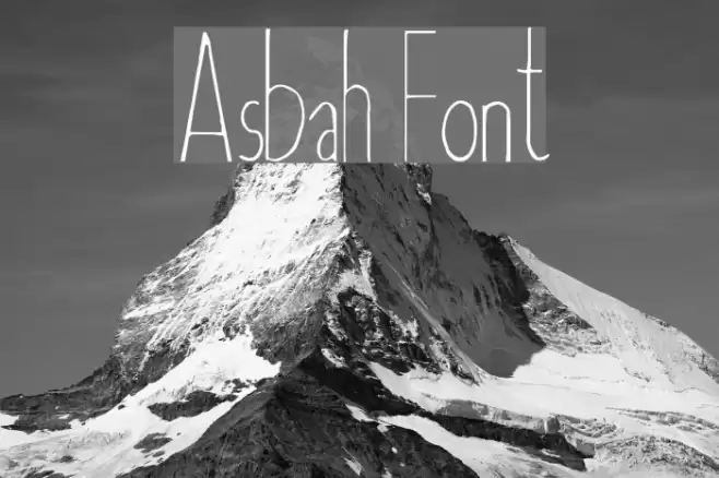 Asbah Font examples