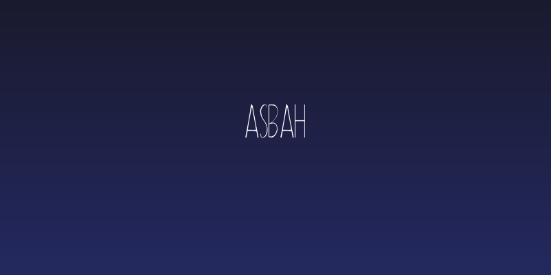 Asbah Social Header