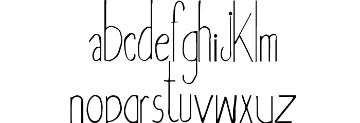 Asbah Шрифта строчной