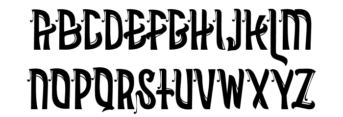 Asbak Font LOWERCASE