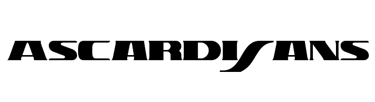 AscardiSans  フリーフォントのダウンロード