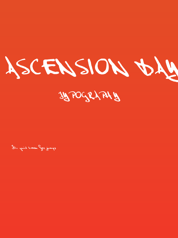 Ascension Day Poster