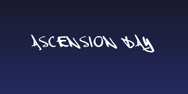 Ascension Day Social Header